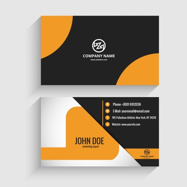 Modern visiting card | Free Vector