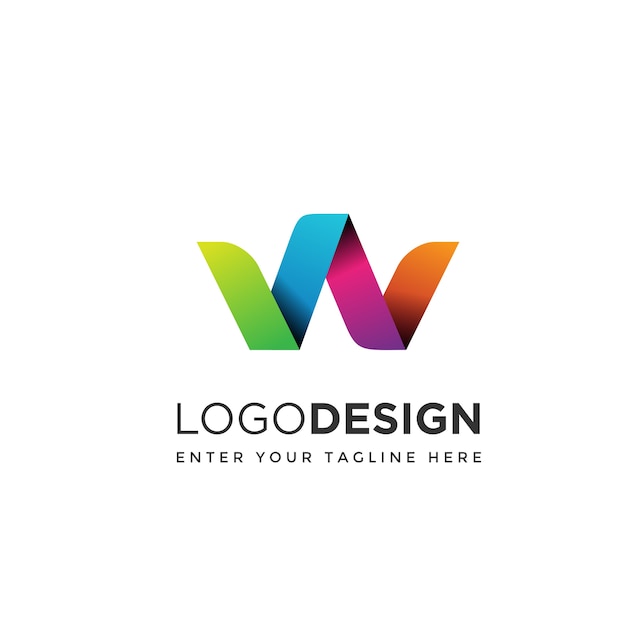 Download Free Modern W Logo Design Premium Vector Use our free logo maker to create a logo and build your brand. Put your logo on business cards, promotional products, or your website for brand visibility.