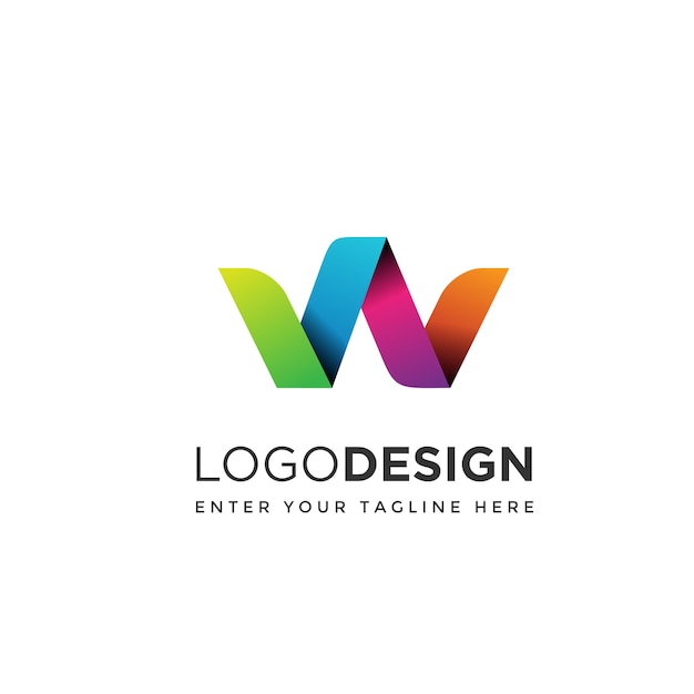 Premium Vector Modern W Logo Design