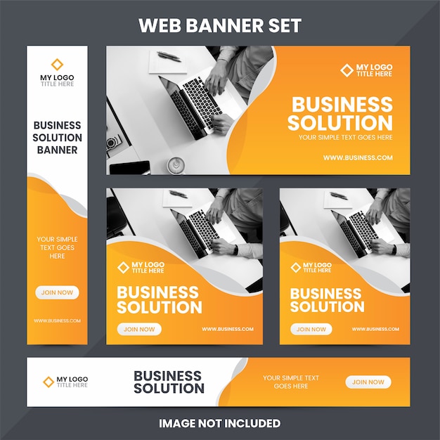 modern-web-banner-ad-set-template-premium-vector