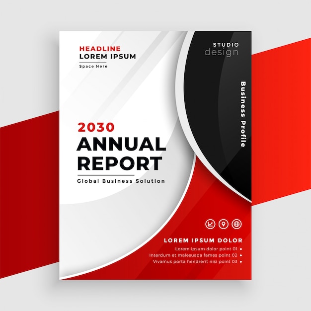 Download Free Download Free Modern White And Red Corporate Annual Report Flyer Use our free logo maker to create a logo and build your brand. Put your logo on business cards, promotional products, or your website for brand visibility.