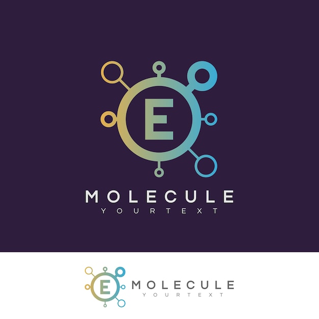 Download Free Molecule Initial Letter E Logo Design Premium Vector Use our free logo maker to create a logo and build your brand. Put your logo on business cards, promotional products, or your website for brand visibility.