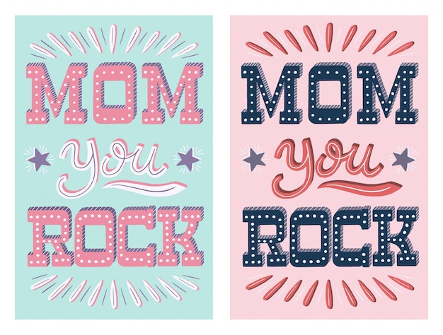 Mom You Rock Printable Mother S Day Card Free Printable Mother S Day