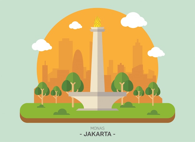 Download Free Monas Jakarta Infographic Vector Premium Vector Use our free logo maker to create a logo and build your brand. Put your logo on business cards, promotional products, or your website for brand visibility.