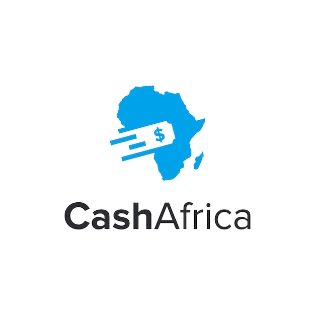 Premium Vector | Money cash and africa map simple sleek creative ...