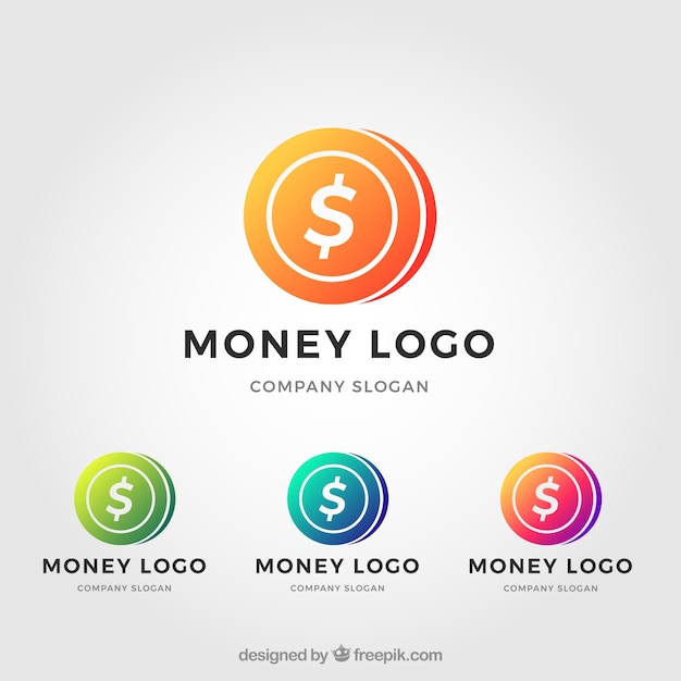 Download Free Download This Free Vector Money Logo Template Set Use our free logo maker to create a logo and build your brand. Put your logo on business cards, promotional products, or your website for brand visibility.