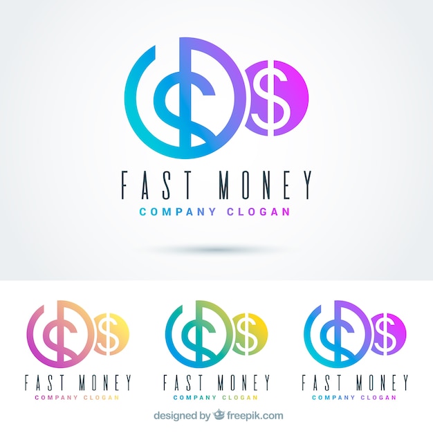 Money logos collection for companies