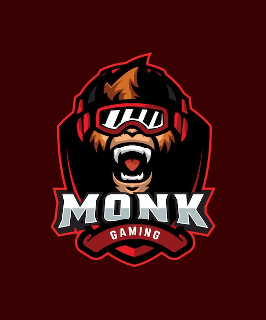 Download Free Monk Gaming E Sports Logo Premium Vector Use our free logo maker to create a logo and build your brand. Put your logo on business cards, promotional products, or your website for brand visibility.