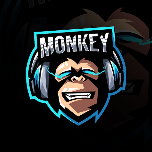 Download Free Monkey Gamers Mascot Logo Esport Template Premium Vector Use our free logo maker to create a logo and build your brand. Put your logo on business cards, promotional products, or your website for brand visibility.