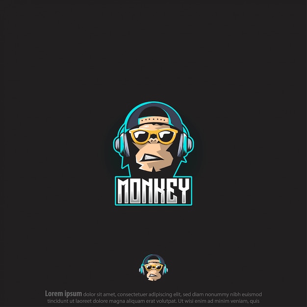 Download Free Monkey Gaming Logo Vector Premium Vector Use our free logo maker to create a logo and build your brand. Put your logo on business cards, promotional products, or your website for brand visibility.