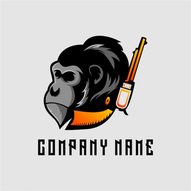 Download Monkey logo | Premium Vector