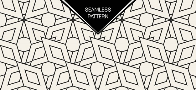 Monochrome geometric pattern background set. Premium Vector