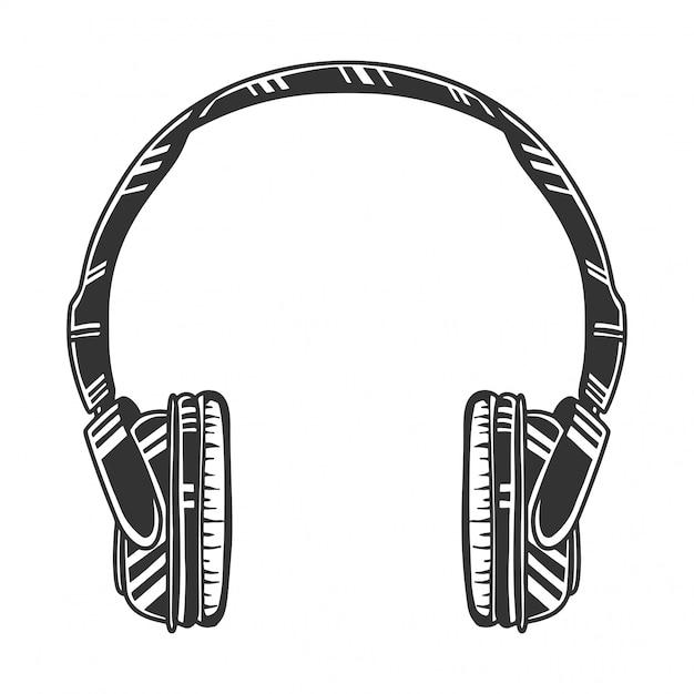 retro style headphones