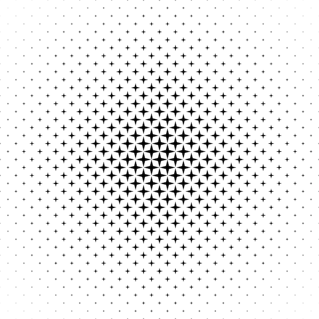 Download Free Vector | Monochrome star pattern - vector background