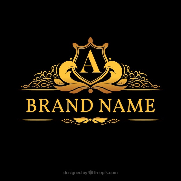 free-vector-monogram-logo-with-golden-letter-a