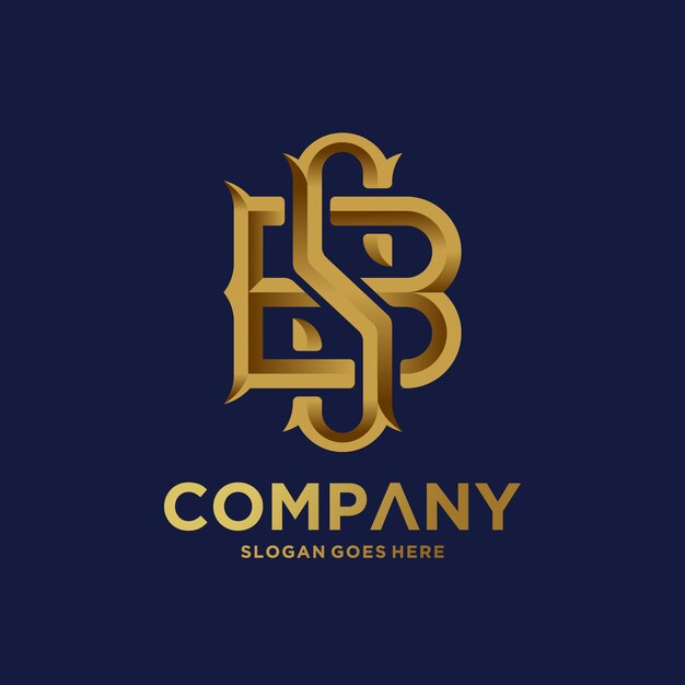 Download Free Monogram Logo With Golden Logo Design Premium Vector Use our free logo maker to create a logo and build your brand. Put your logo on business cards, promotional products, or your website for brand visibility.