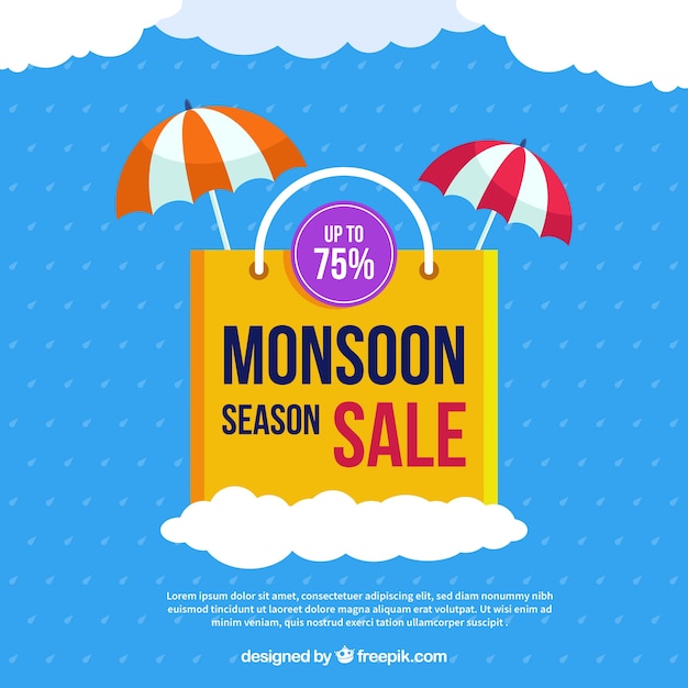 Monsoon season sale background