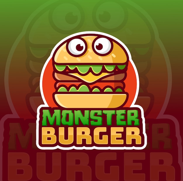 Download Free Monster Burger Mascot Logo Design Premium Vector Use our free logo maker to create a logo and build your brand. Put your logo on business cards, promotional products, or your website for brand visibility.