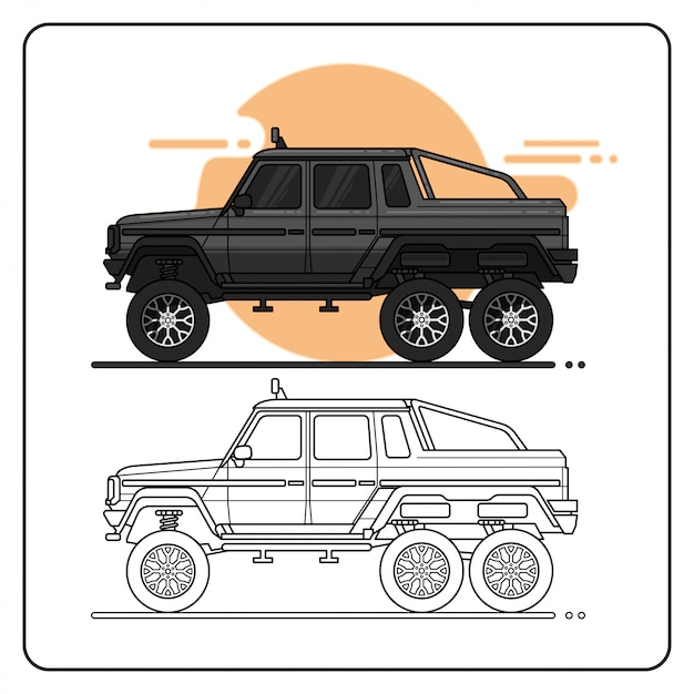 Free Free 343 Simple Monster Truck Svg SVG PNG EPS DXF File