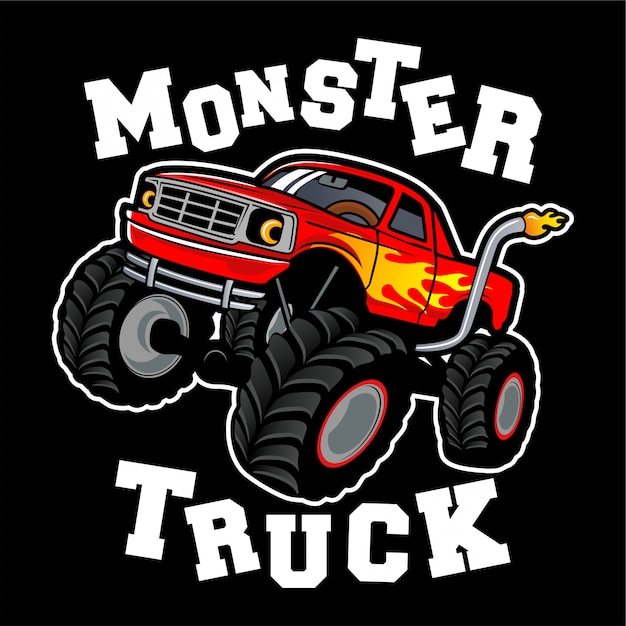 Free Free 153 Monster Truck Logo Svg SVG PNG EPS DXF File