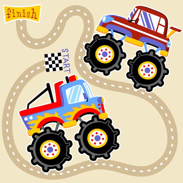 Free Monster Truck Vectors 300 Images In Ai Eps Format