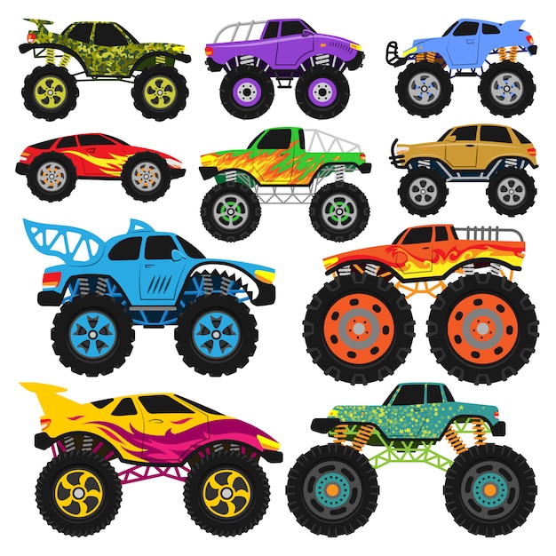 Free Free 312 Vector Monster Truck Svg Free SVG PNG EPS DXF File
