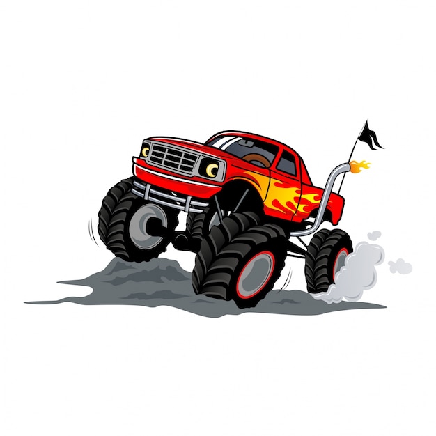 Premium Vector | Monster truck