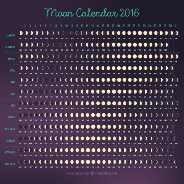 月のカレンダー16テンプレート 無料のベクター