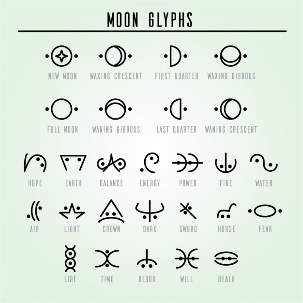 ancient hebrew glyphs