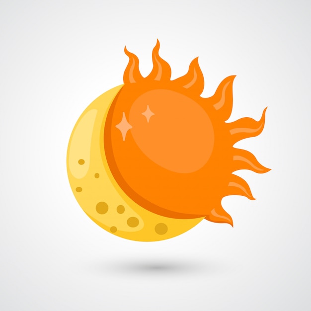 Download Free Moon With Sun Icon Vector Premium Vector Use our free logo maker to create a logo and build your brand. Put your logo on business cards, promotional products, or your website for brand visibility.