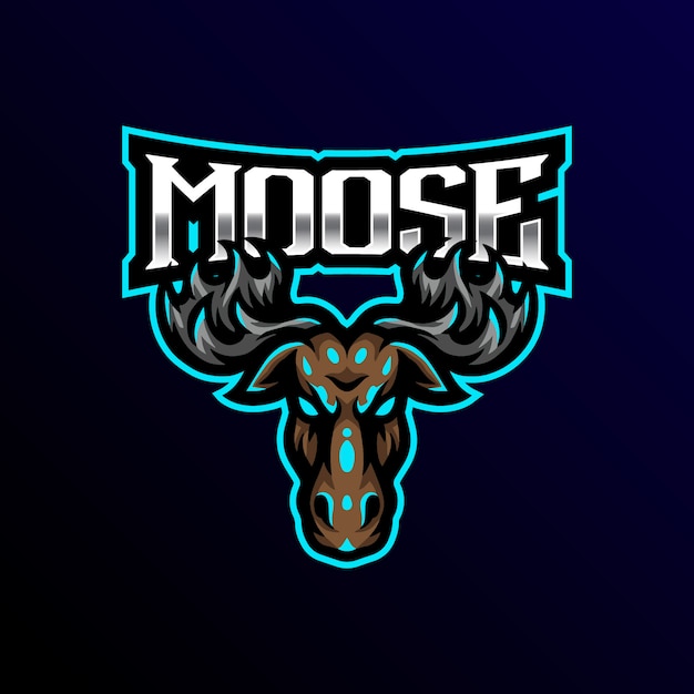 Download Free Moose Mascot Logo Esport Gaming Illustation Premium Vector Use our free logo maker to create a logo and build your brand. Put your logo on business cards, promotional products, or your website for brand visibility.