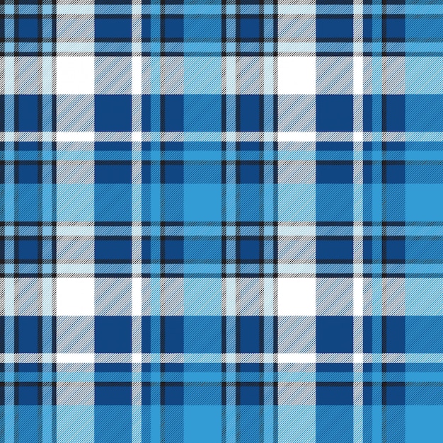 Premium Vector | Moredn design blue plaid seamless pattern