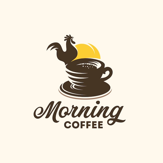 Download Free Morning Coffee Logo Premium Vector Use our free logo maker to create a logo and build your brand. Put your logo on business cards, promotional products, or your website for brand visibility.
