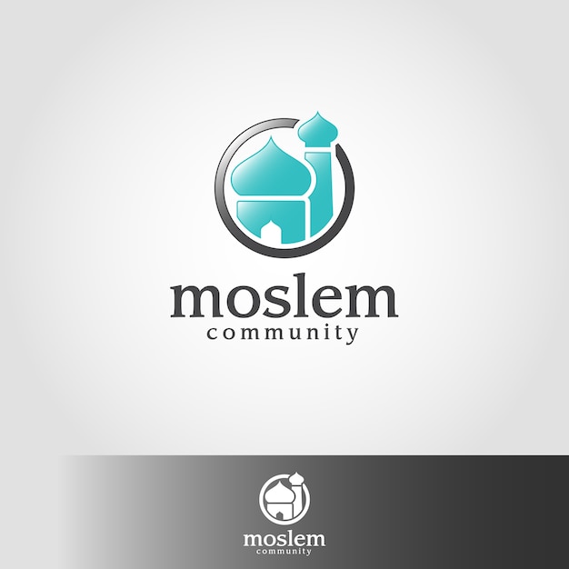 Download Free Moslem Islamic Mosque Logo Template Premium Vector Use our free logo maker to create a logo and build your brand. Put your logo on business cards, promotional products, or your website for brand visibility.