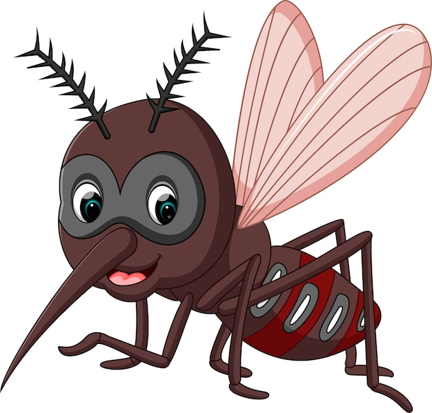 Premium Vector | Mosquito cartoon