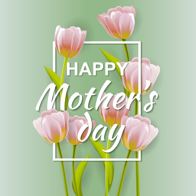 Mother's day background design | Premium Vector