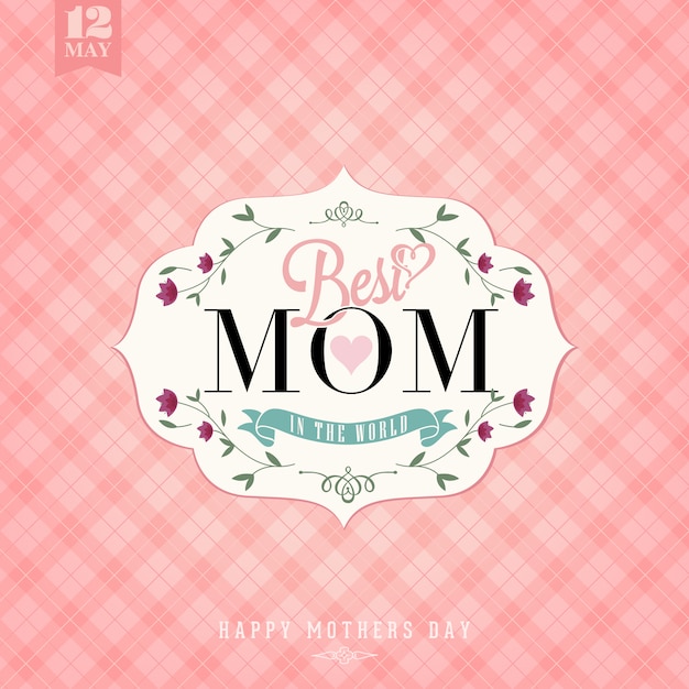 Mother's day background design