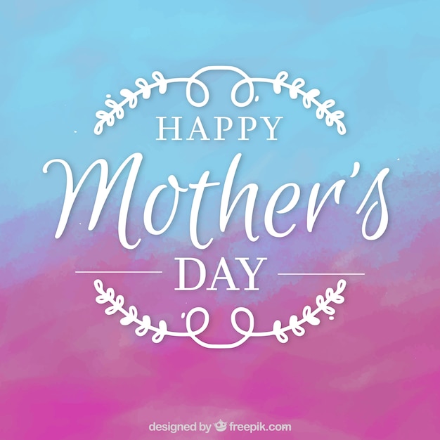 Mother's day gradient background