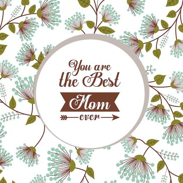 Premium Vector | Mothers day design