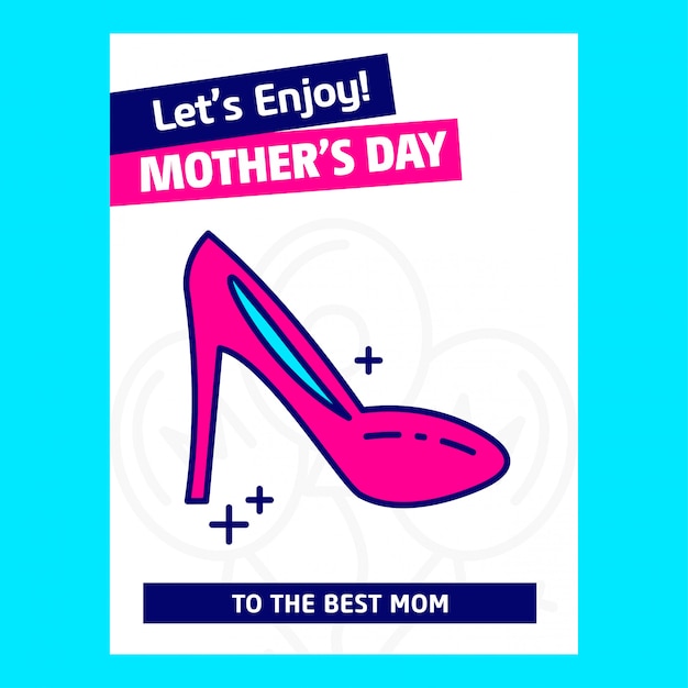 Mothers day heels background