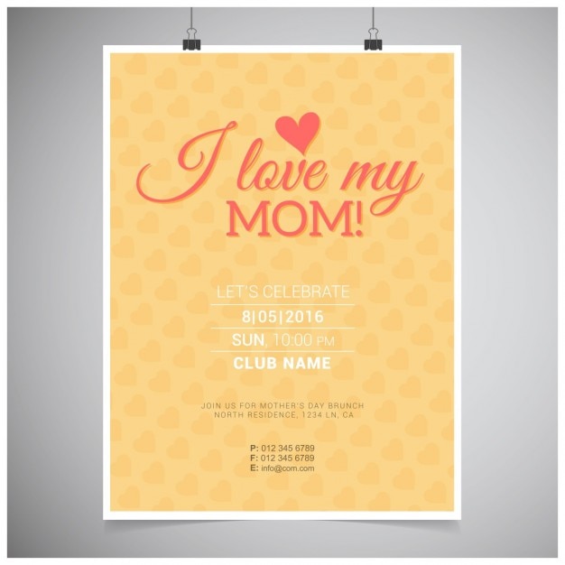 Mothers Day Posters Free Download
