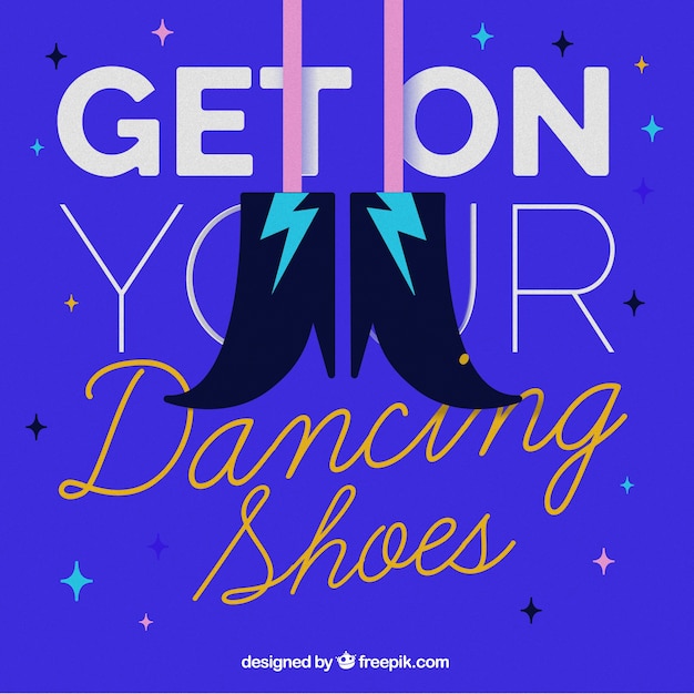 Free Vector | Motivational quote for party night