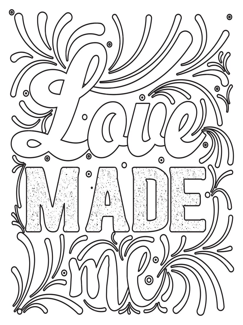 Premium Vector | Motivational quotes coloring pages coloring book