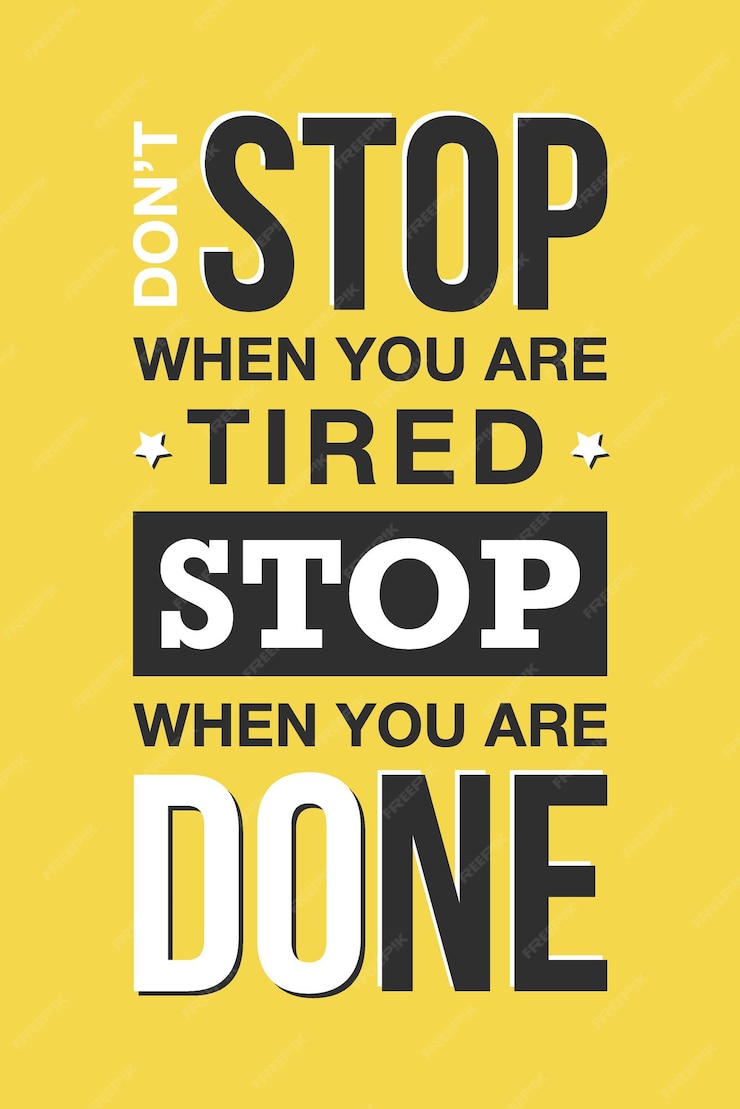 premium-vector-motivational-success-illustration-dont-stop-when-you