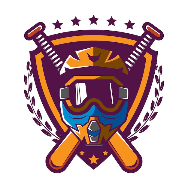 Premium Vector | Motocross design emblem