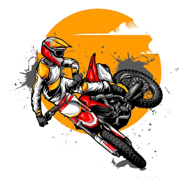 dirt bike illustration free download