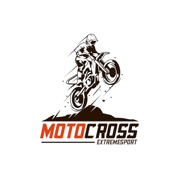 Download Free Motocross Logo Premium Vector Use our free logo maker to create a logo and build your brand. Put your logo on business cards, promotional products, or your website for brand visibility.