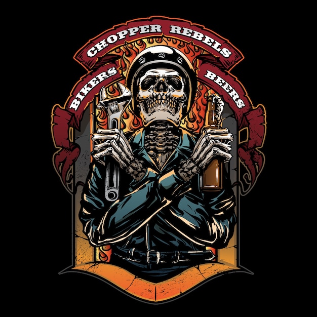 Download Free Motorcycle Club Logo Premium Vector Use our free logo maker to create a logo and build your brand. Put your logo on business cards, promotional products, or your website for brand visibility.