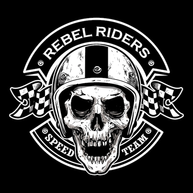 Download Motorcycle club logo | Premium Vector