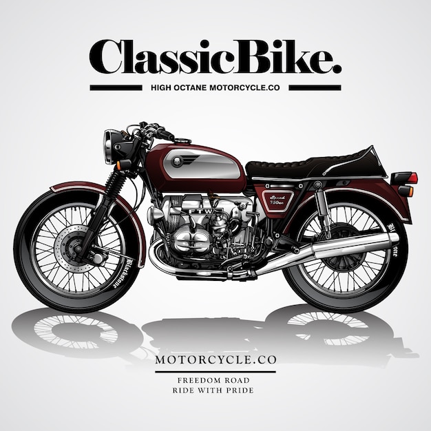 Download Premium Vector | Motorcycle poster design